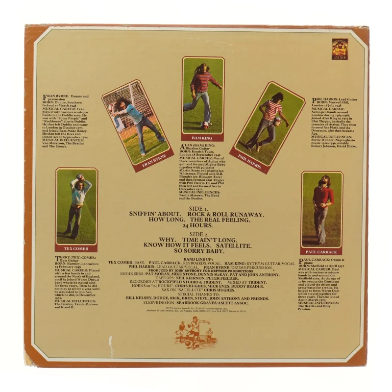 Ace album LP vinyl fra Ace