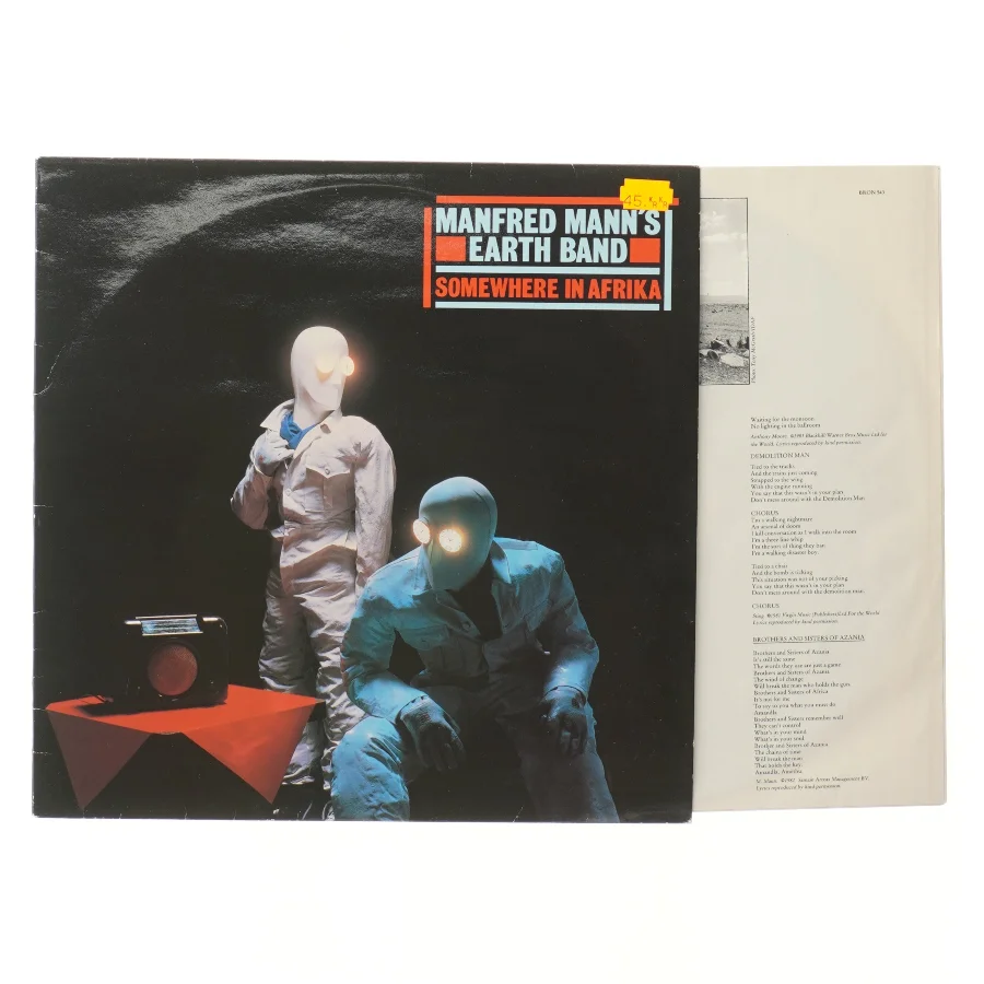 Manfred Mann's Earth Band album 'Somewhere in Afrika' fra Manfred Mann's Earth Band