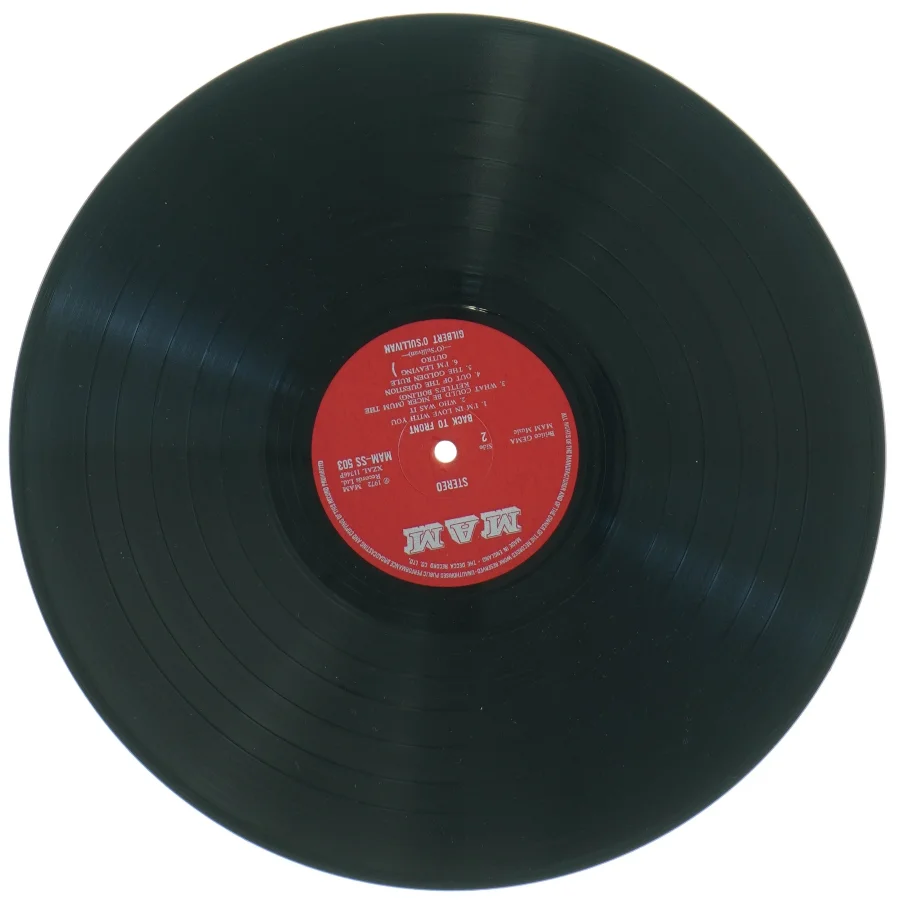 Gilbert O'Sullivan - Back to Front Vinyl LP fra MAM Records (str. 31 x 31 cm)