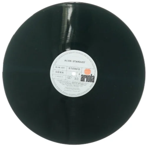 Alvin Stardust fra Ariola (str. 30 cm)