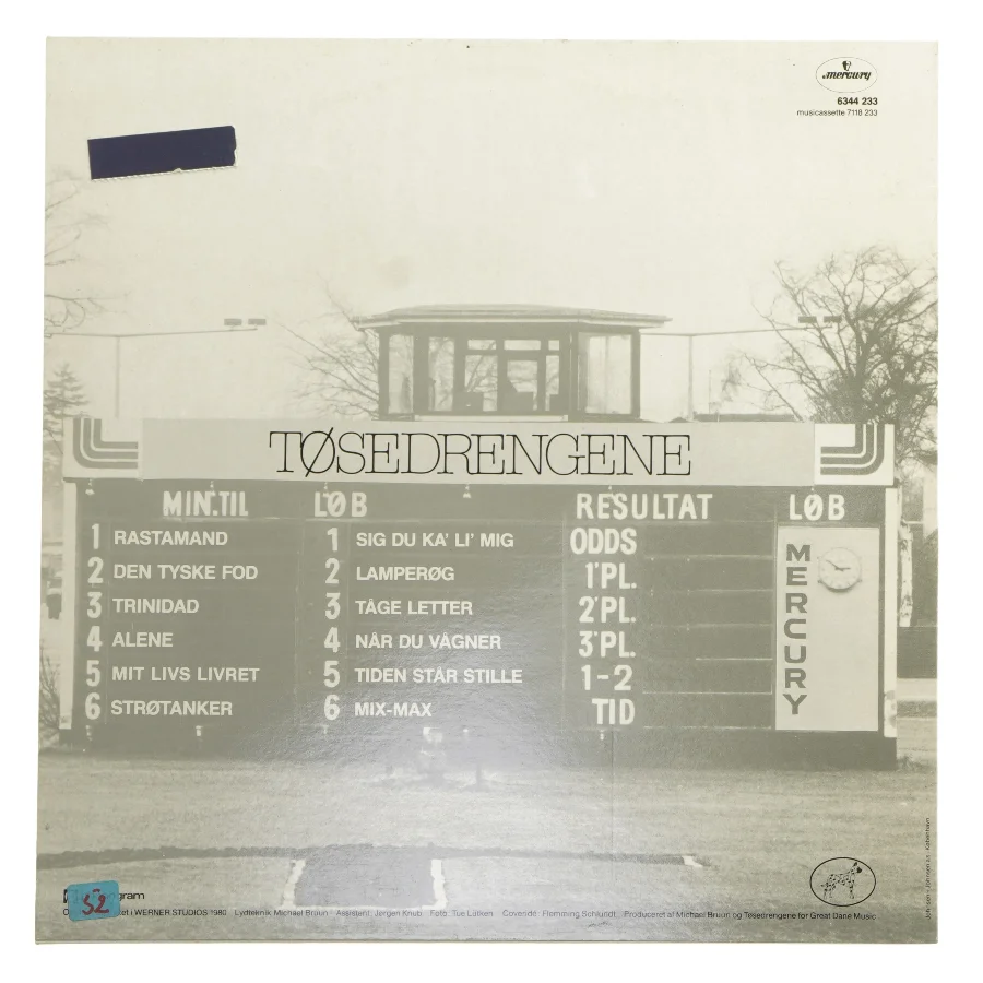 Tøsedrengene - Tiden Står Stille LP fra Mercury