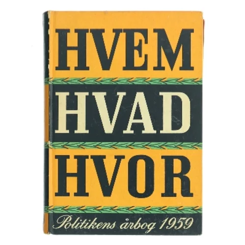 Hvem Hvad Hvor (Bog)
