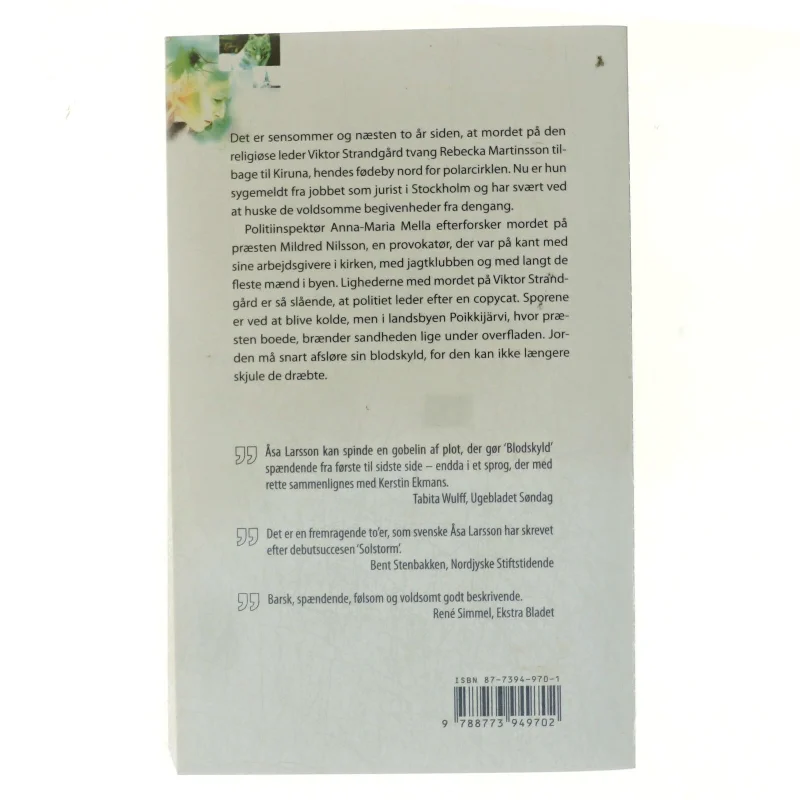 Blodskyld af Åsa Larsson (Bog)