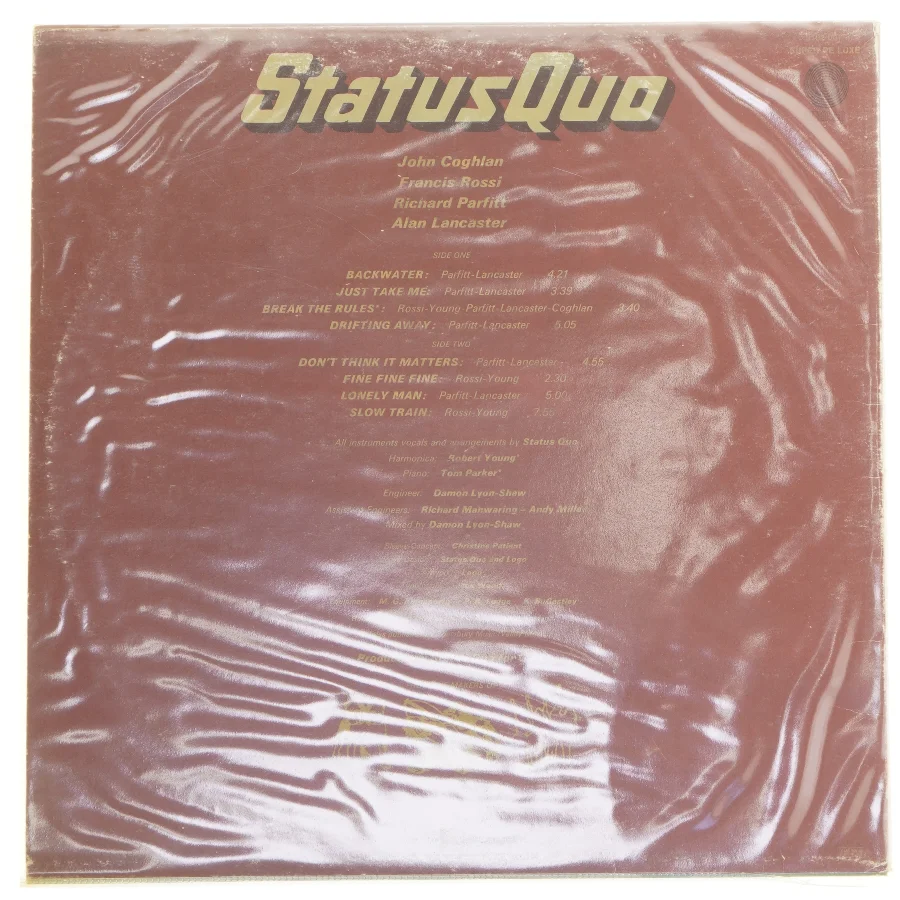 Status Quo Vinyl Album fra Status Quo