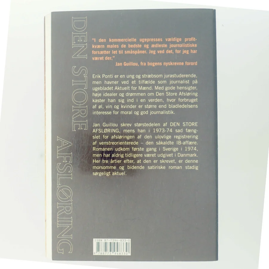 Den store afsløring af Jan Guillou (Bog)