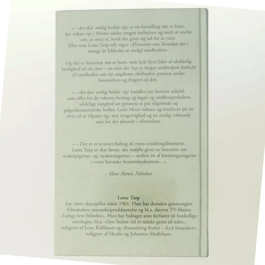 det sku' nodig hedde sig af Lotte Tarp (Bog)