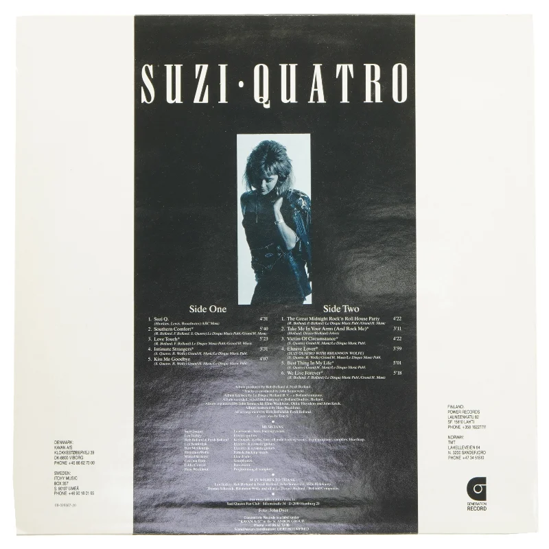 Suzi Quatro - Oh, Suzi Q album