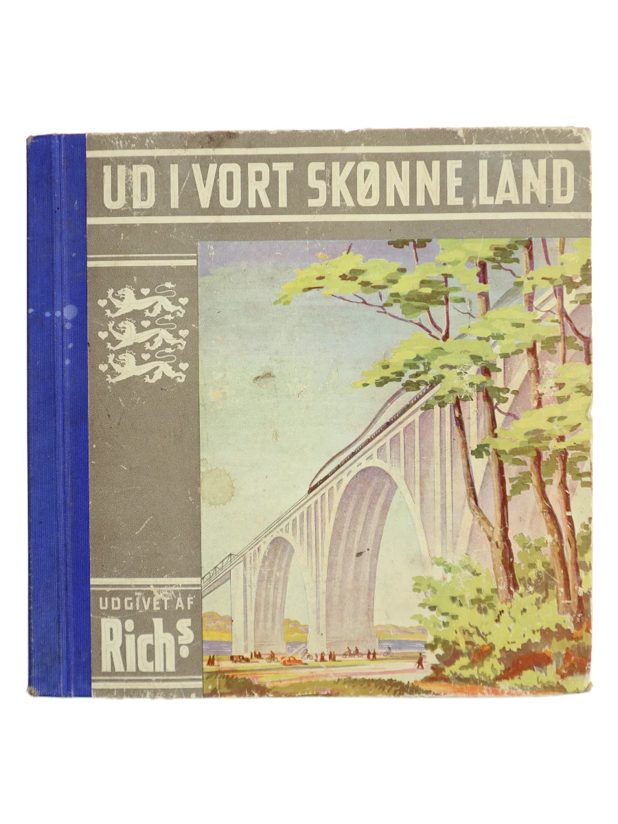 Forsiden af Richs billedbog Ud i vort skønne land af Chr. Richardt
