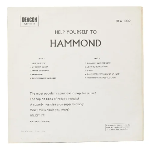 Help Yourself to Hammond LP