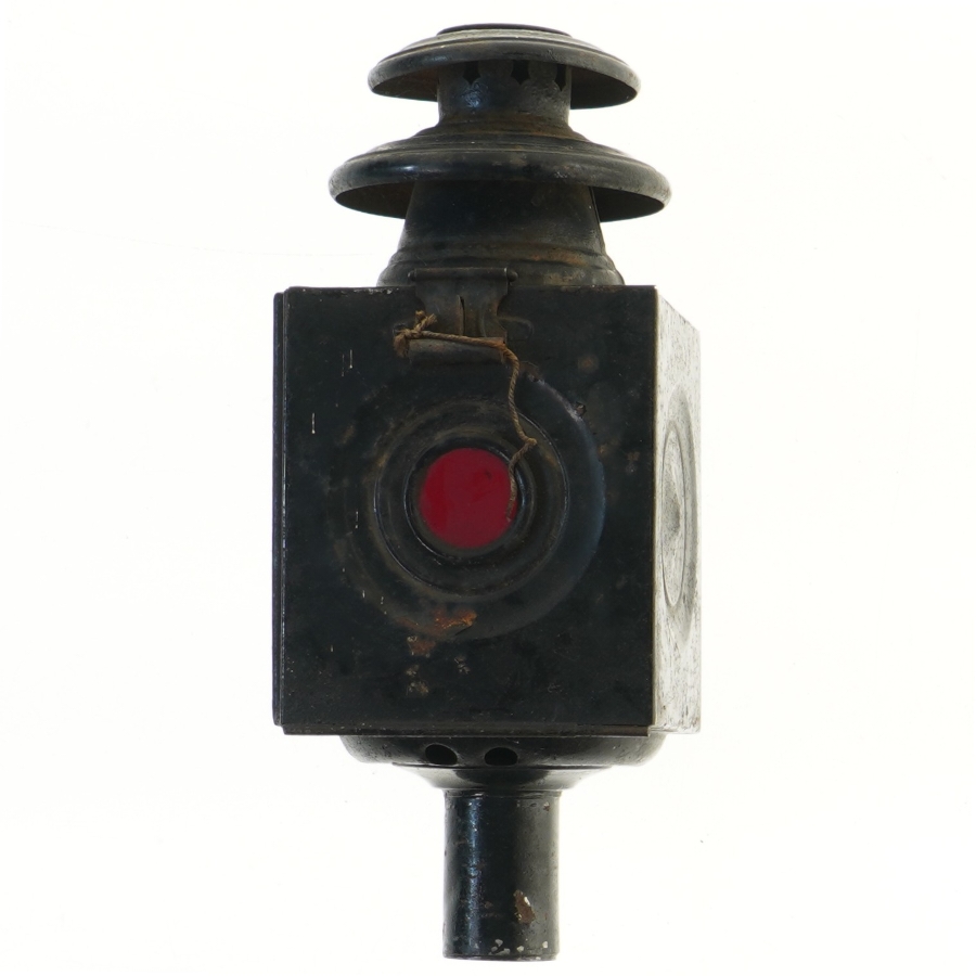 Antik vognlygte til hestekøretøj (str. 29 cm)