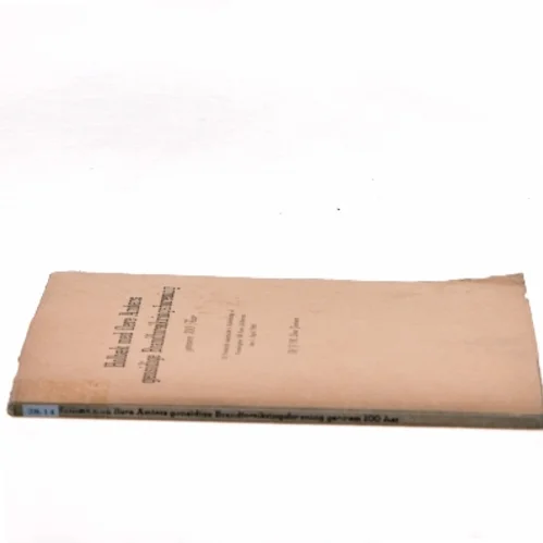 Holbæk med flere Amters gensidige Brandforsikringsforening gennem 100 Aar af J. M. Due Jensen (Bog)