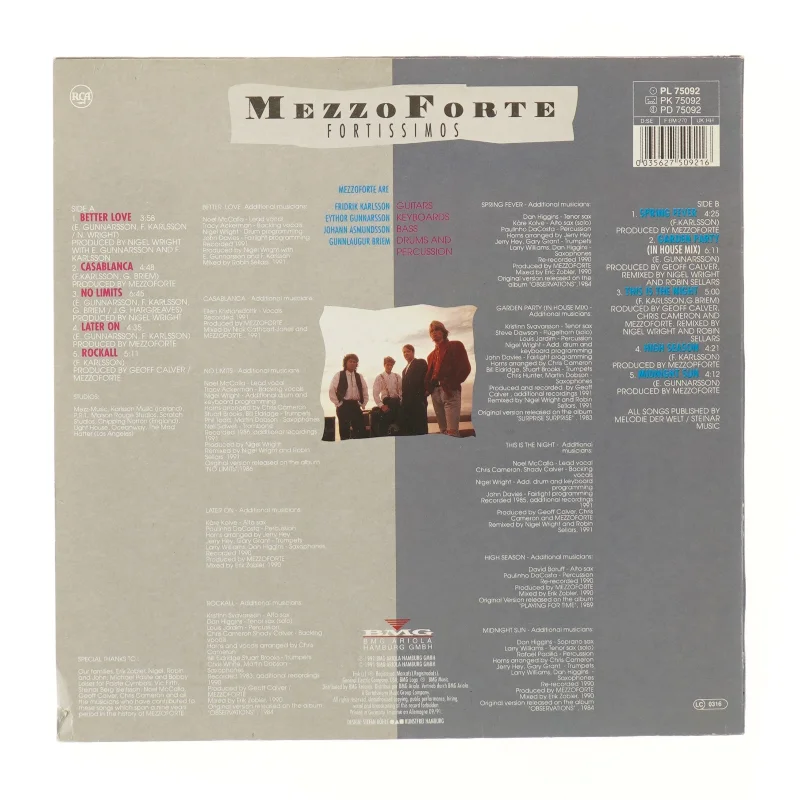 Mezzo Forte Fortissimos LP