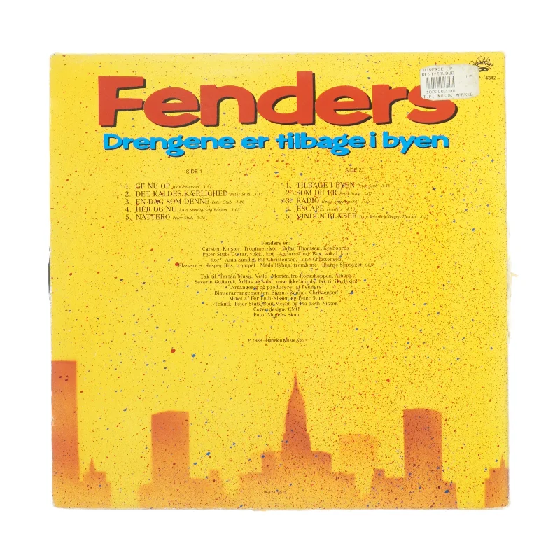 Fenders Drengene er tilbage i byen med Fenders (LP) (str. 31 x 31 cm)