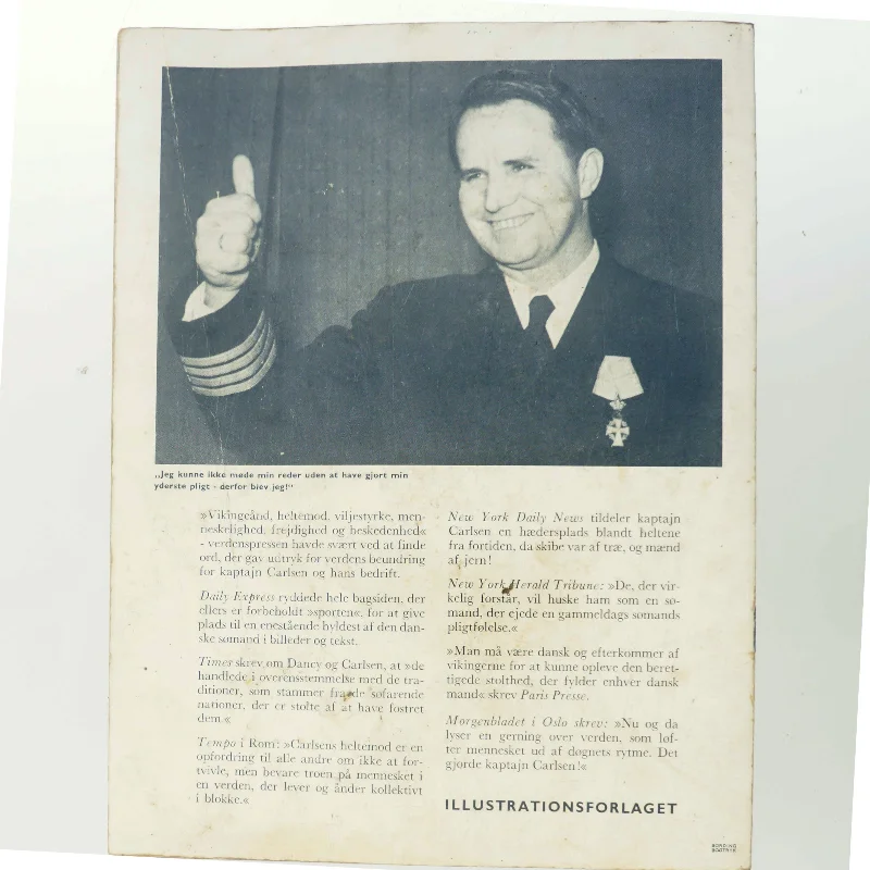 Kaptajn Carlsen Billedreportage (Bog)
