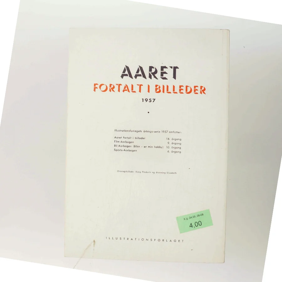 1957 Året fortalt i billeder bog fra Illustrationsforlaget (Bog)