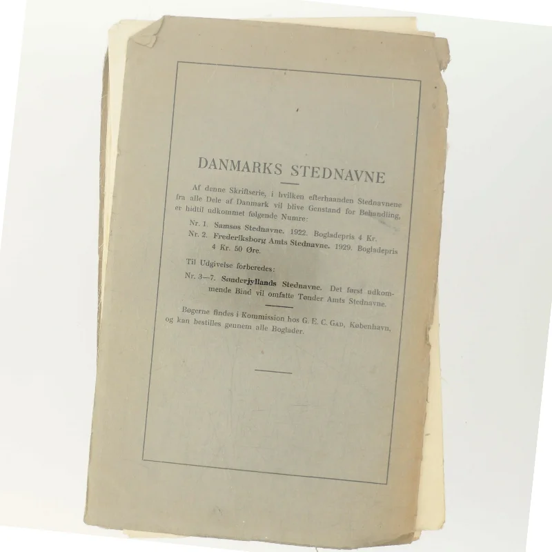 Frederiksborg Amts Stednavne af Stednavneudvalget (Bog)