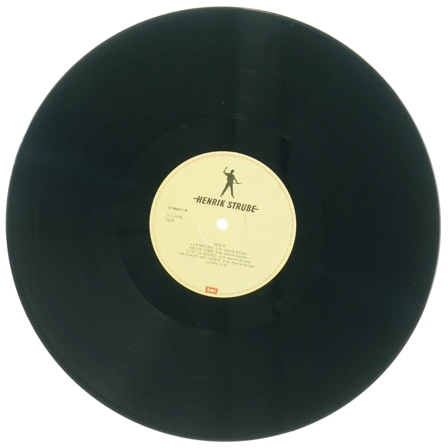 Henrik Strube - Hjertets Vagabonder Vinyl LP fra CBS Records (str. 31 x 31 cm)