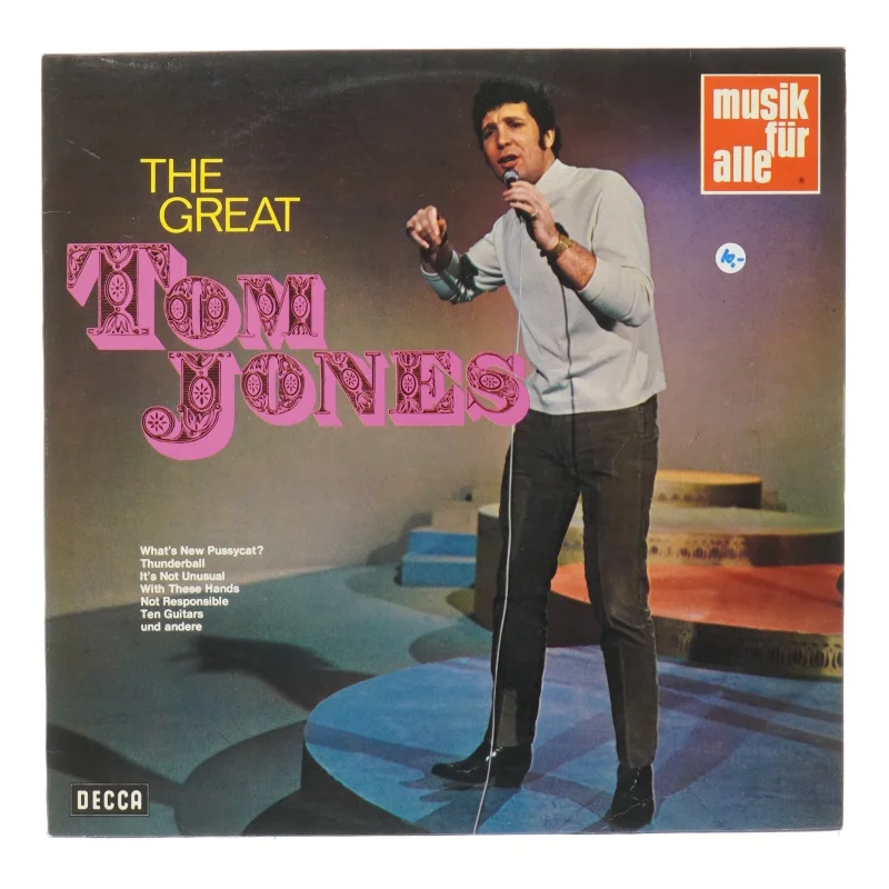 Tom Jones album - The Great fra Decca
