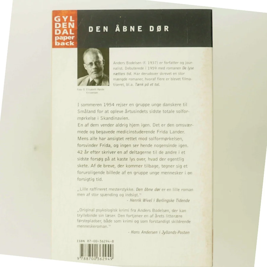 Den åbne dør af Anders Bodelsen (Bog)