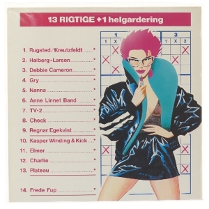 13 RIGTIGE + 1 helgardering LP fra CBS Records