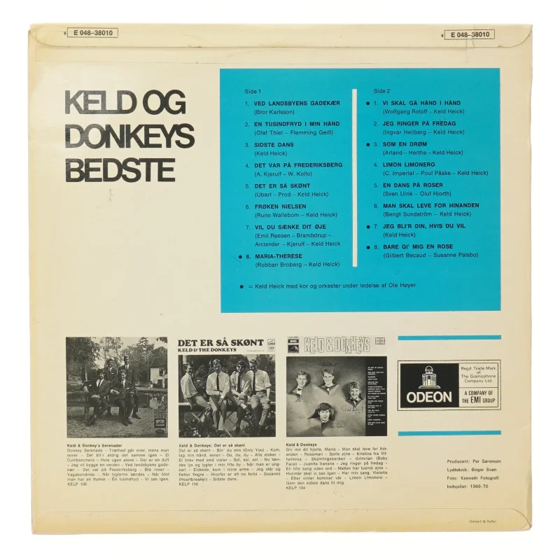 Keld og Donkeys Bedste vinyl fra EMI