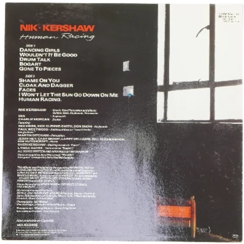 Nik Kershaw - Human Racing LP
