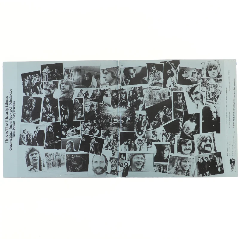 This Is The Moody Blues - LP fra The Moody Blues (str. 31,5x31 cm)