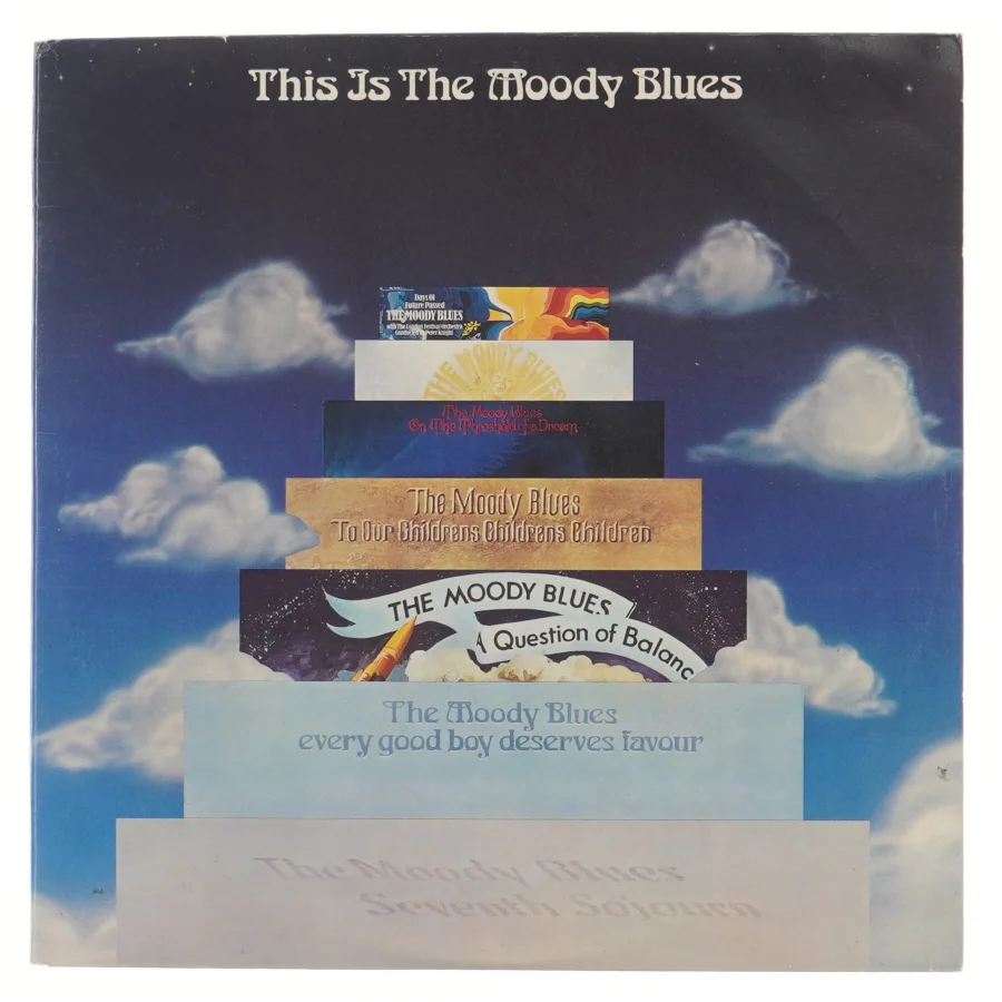 This Is The Moody Blues - LP fra The Moody Blues (str. 31,5x31 cm)