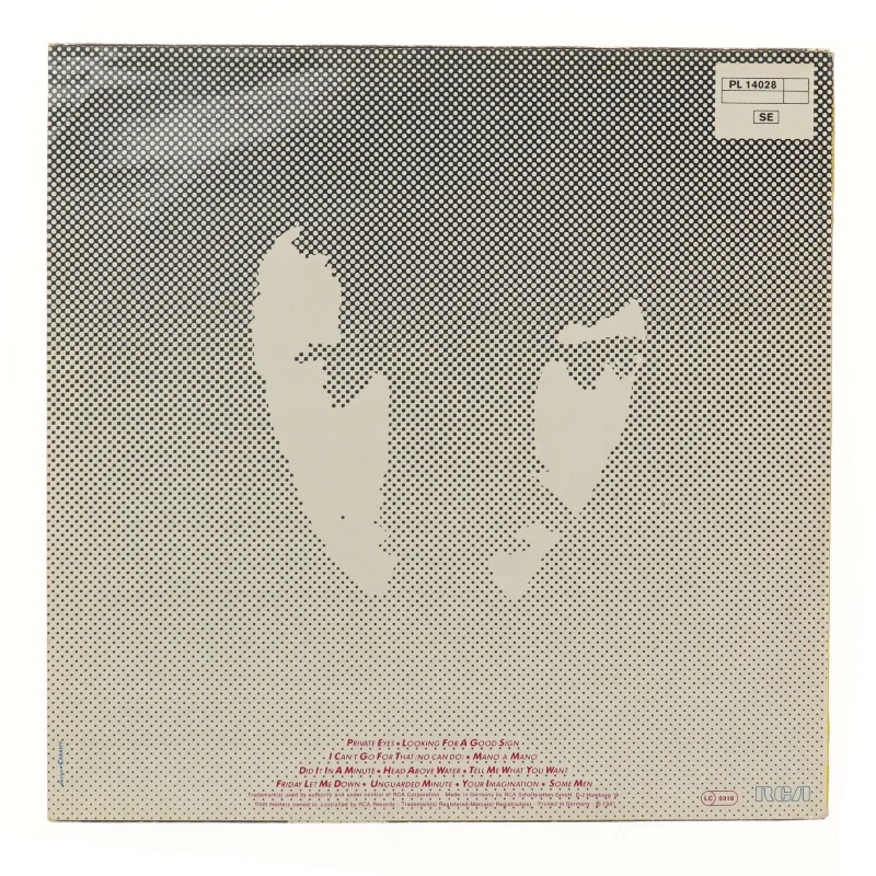 Daryl Hall & John Oates Private Eyes LP