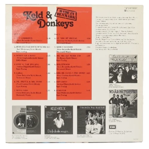 Keld & Donkeys LP album fra EMI