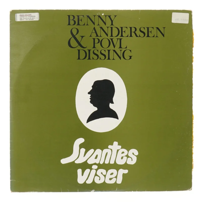 Svantes viser - Benny Andersen & Povl Dissing LP fra Metronome