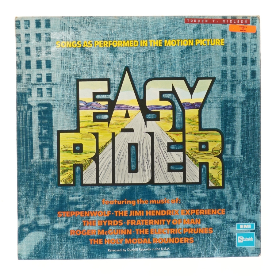 Easy Rider Steppenwolf Hendrix LP fra EMI