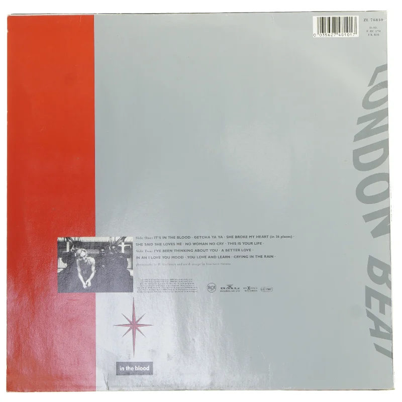 Londonbeat - In the Blood LP