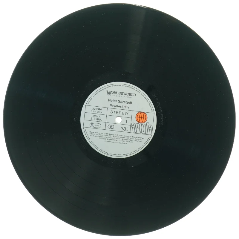 Peter Sarstedt - Update Vinylplade (str. 30 x 31 cm)