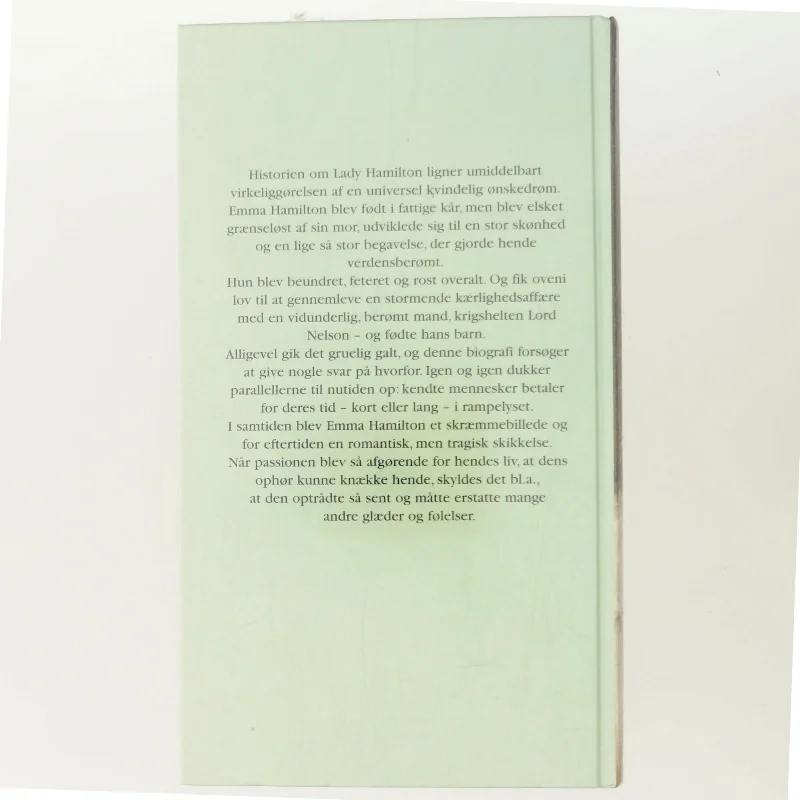 Lady Hamilton og hendes tid af Maria Helleberg (Bog)