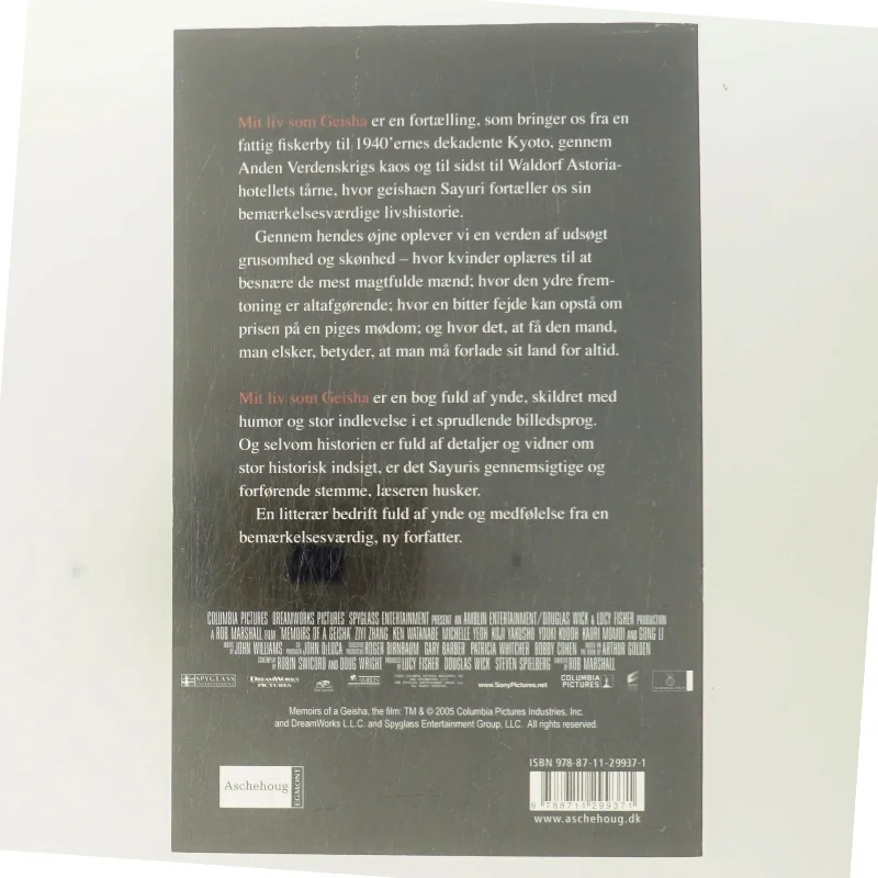 Mit liv som geisha : roman af Arthur Golden (Bog)