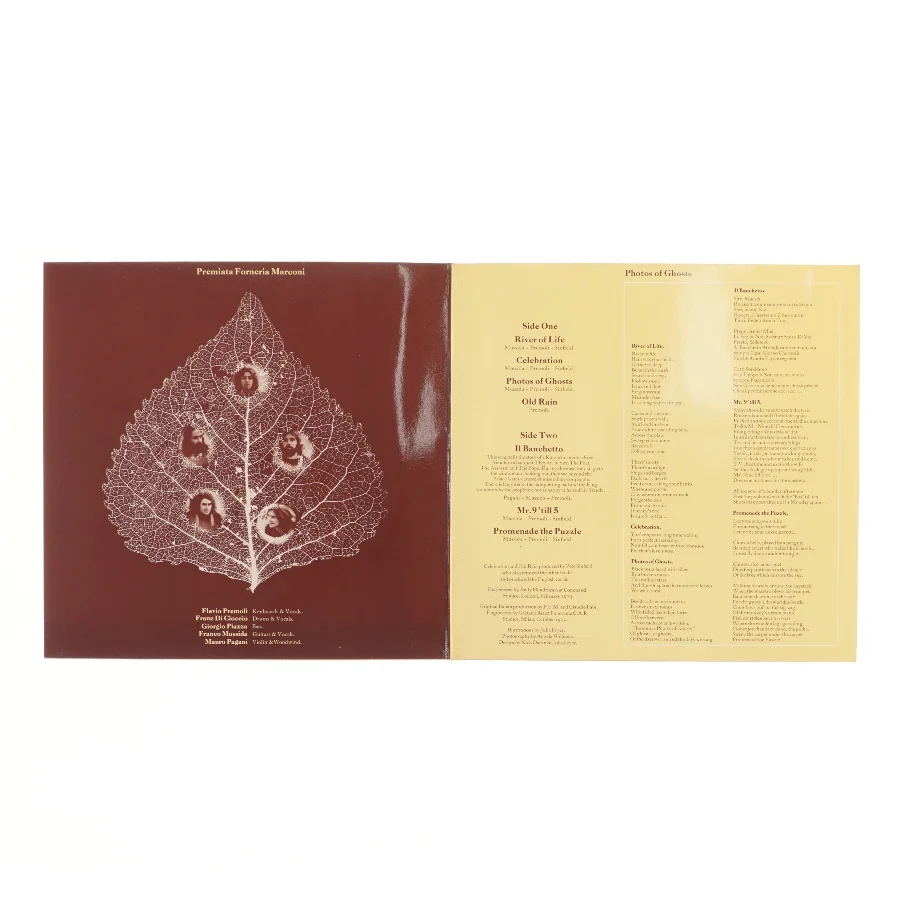 Premiata Forneria Marconi - Photos of Ghosts Album fra Premiata Forneria Marconi