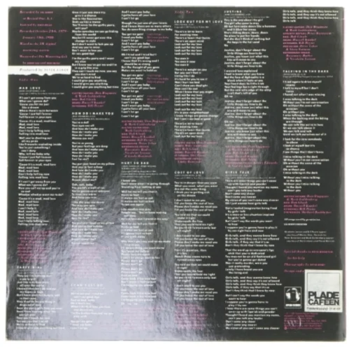 Linda Ronstadt 'Mad Love' vinyl