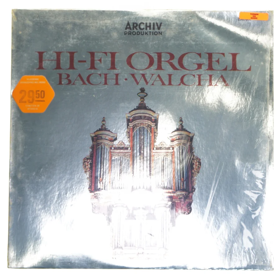 Hi-Fi Orgel LP - Bach / Walcha fra Archiv Produktion