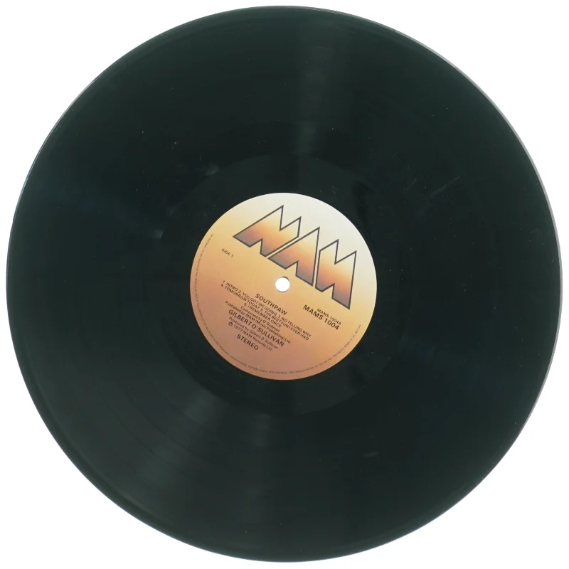 Gilbert O'Sullivan South Paw fra MAM (str. 31 x 31 cm)