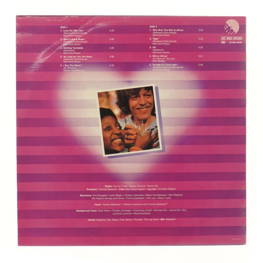 Tommy Seebach - Love on the Line LP