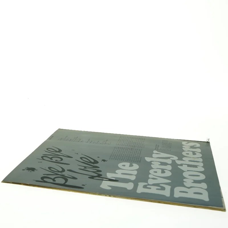 The Everly Brothers - Bye Bye Love vinylplade fra Warner Bros. (str. 31 x 31 cm)