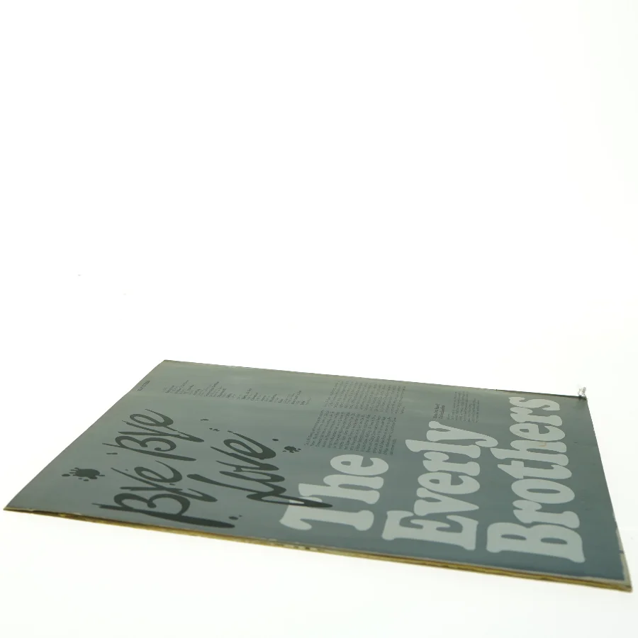 The Everly Brothers - Bye Bye Love vinylplade fra Warner Bros. (str. 31 x 31 cm)