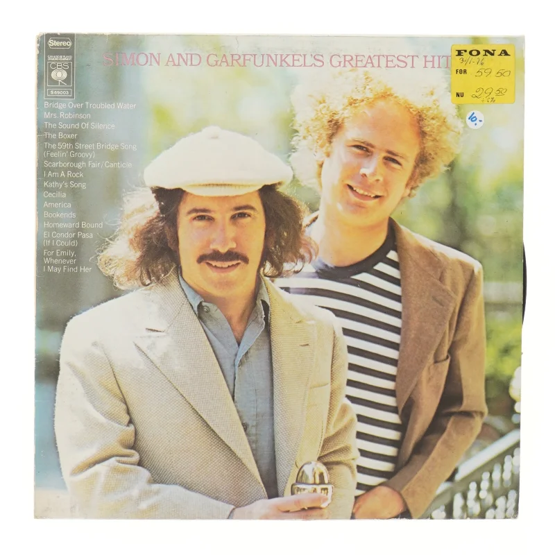 Simon and Garfunkel's Greatest Hits vinyl fra Sony