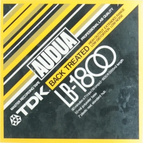 TDK AUDUA LB-1800 Master Recording Tape (str. 28x28x 2 cm)