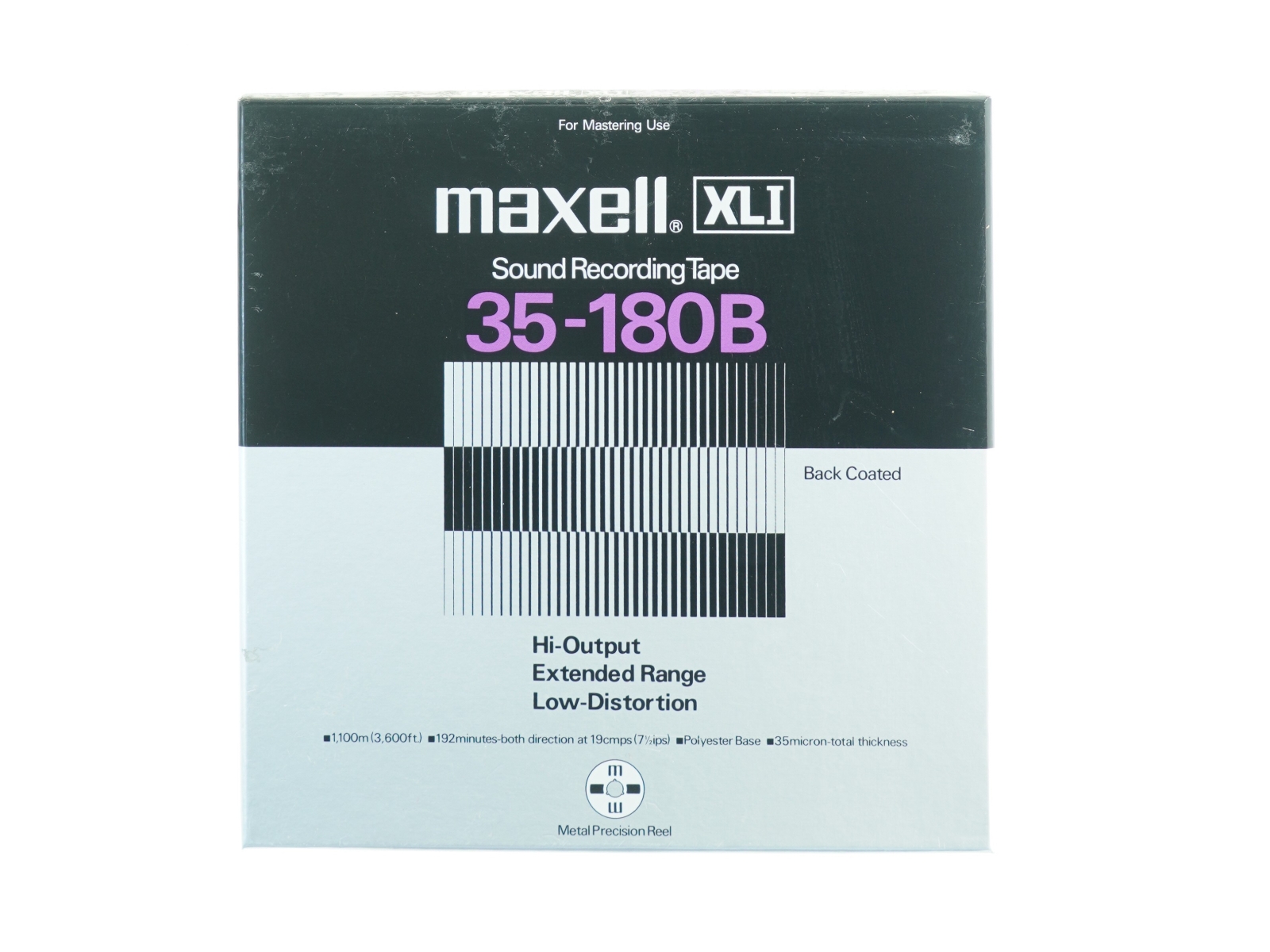Maxell XLI 35-180B Studie Audio Tape (str. 28 x 28 x 2 cm)