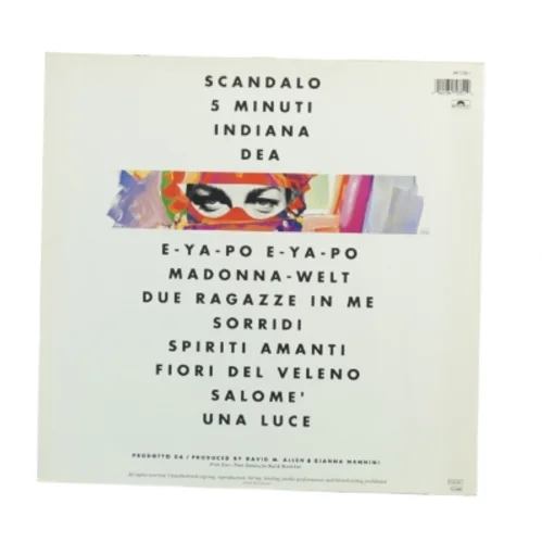 Gianna Nannini - Scandalo Vinylplade (str. 31 x 31 cm)
