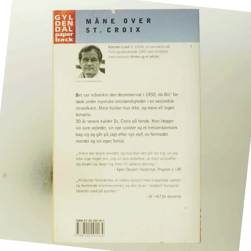 Måne over St. Croix af Karsten Lund (f. 1954) (Bog)