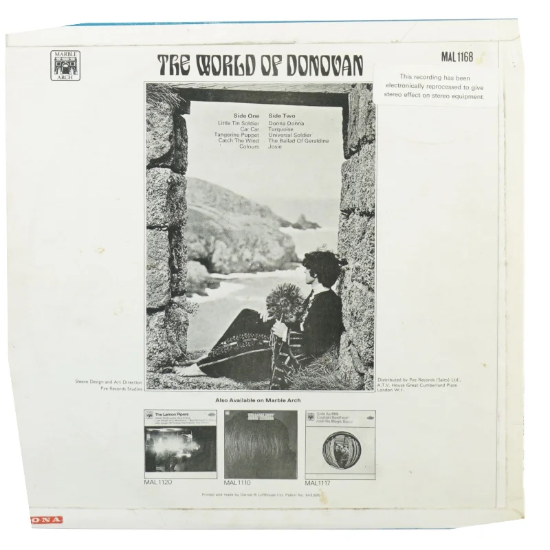 The World of Donovan (LP) fra Marble Arch (str. 30 cm)