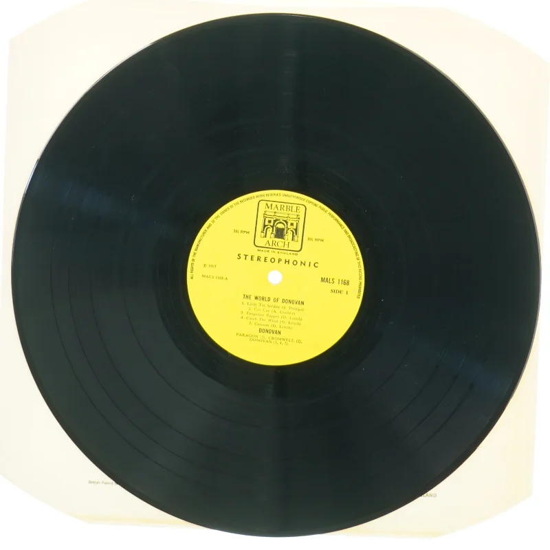 The World of Donovan (LP) fra Marble Arch (str. 30 cm)